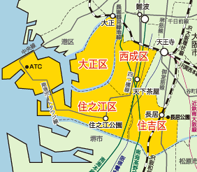 大阪3区地図
